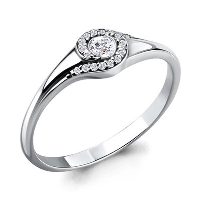 963294А Кольцо из Золота с бриллиантами