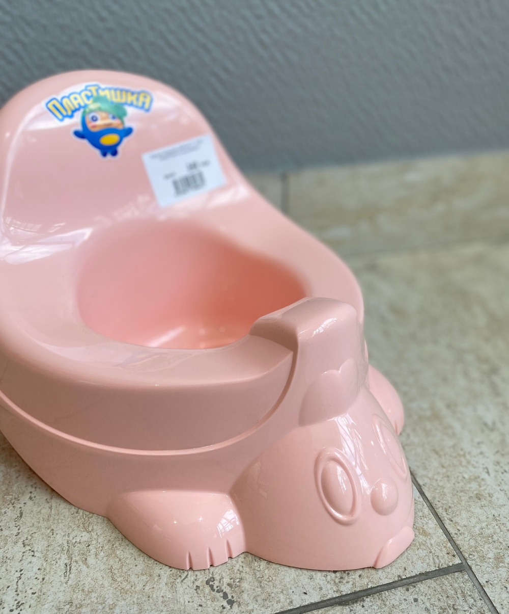 Горшок игрушка (зайчик) С 13261 330х270х210 св-розовый