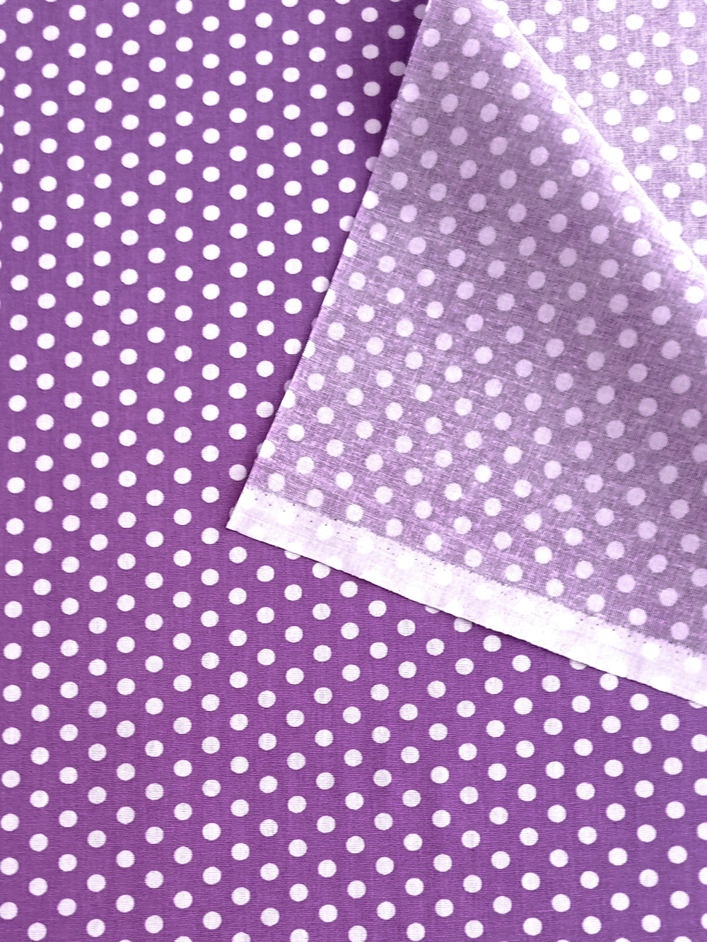 Ткань бязь плательная, рис. " Горох 6 мм", ширина 150 см, арт. 035