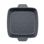 Жаровня квадратная "Мечта" Гранит с крышкой от 2л до 4л