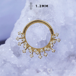 Кликер Effulgent Crystal PVD Yellow 1.2мм