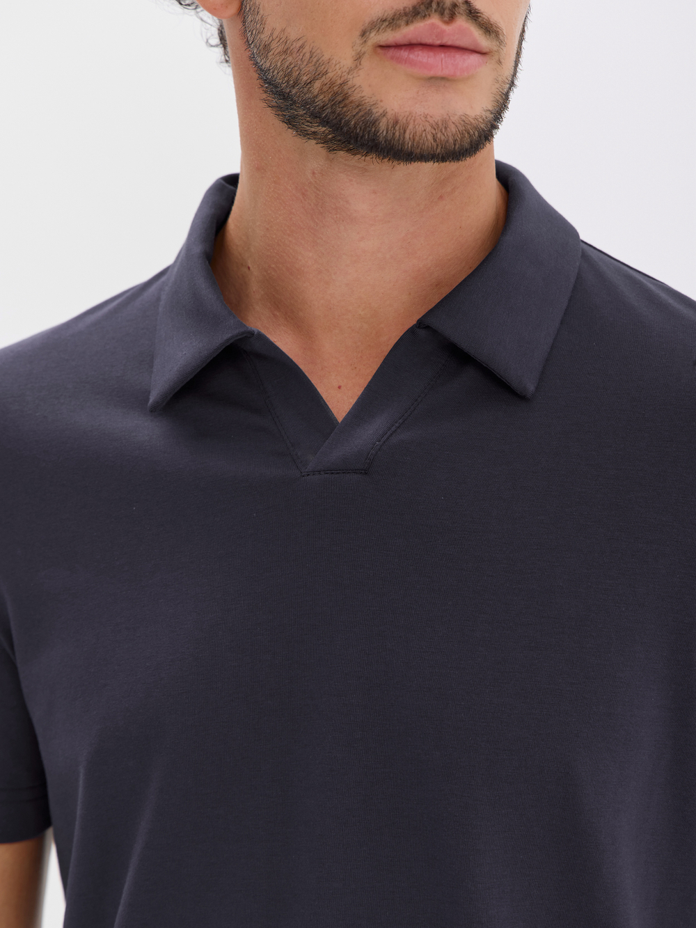 Футболка-поло трикотажная повседневная