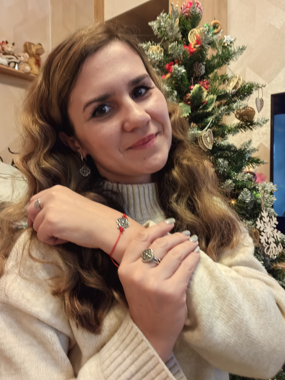 Серьги "Ольгин крест"