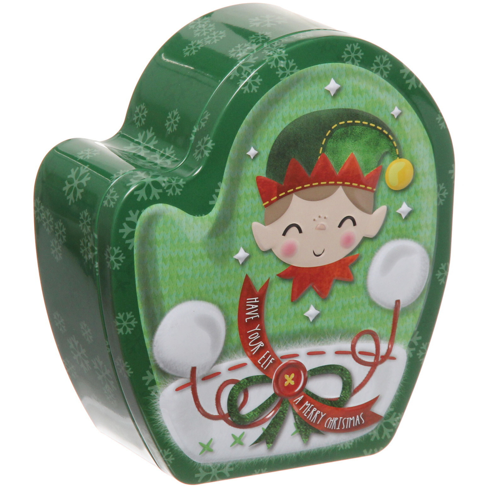 Банка жестяная «Варежка» шут 14*13*5см