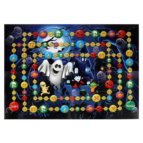 Настольная игра-ходилка «Дом привидений» 217х330х27 мм Умные игры