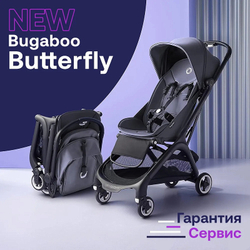 Коляска прогулочная Bugaboo Butterfly Black/Stormy Blue - Stormy Blue