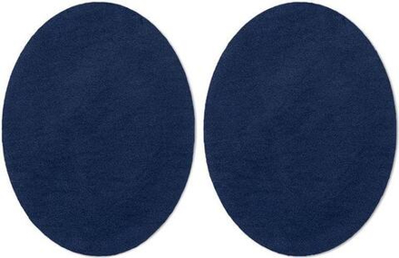 Аппликация №337 термо 11*14см. "Заплатки PU" синий