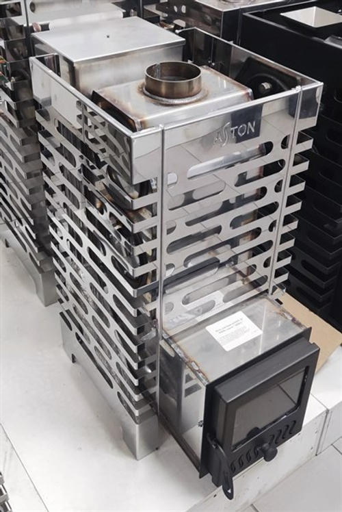 Печь для бани ASTON 20 INOX стекло "АКВА"