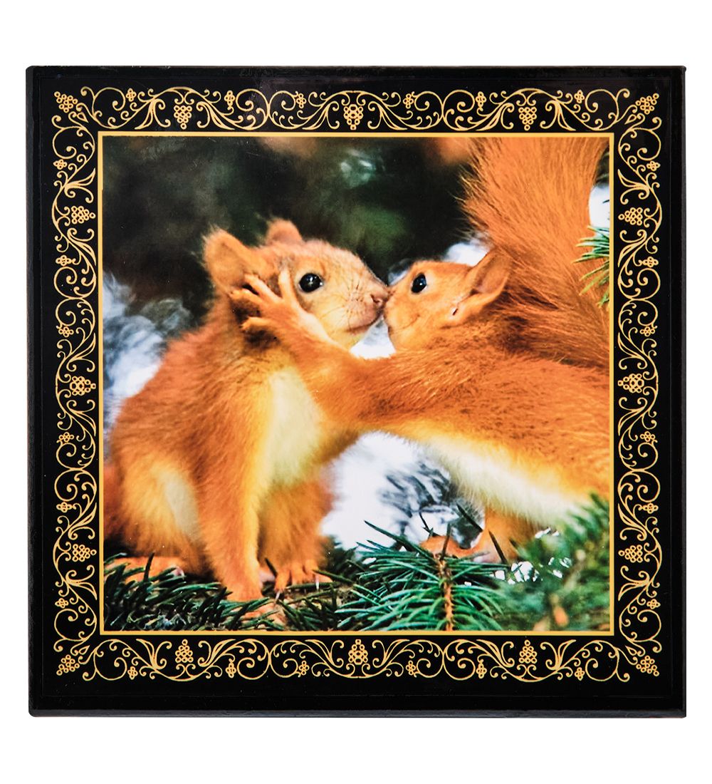 Народные промыслы ШК-11/ 7-K Шкатулка в технике декупаж (16х16х5)