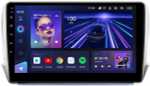 Магнитола для Peugeot 208 A9 2012-2019, 2008 A94 2013-2019 - Teyes CC3 монитор 10" QLED на Android 10, ТОП процессор, 4Гб+32Гб, CarPlay, 4G SIM-слот