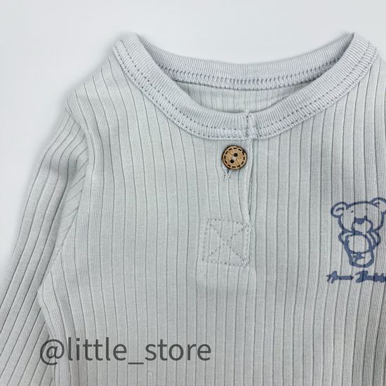 Комплект "Original" из фактурного хлопка, Серая дымка