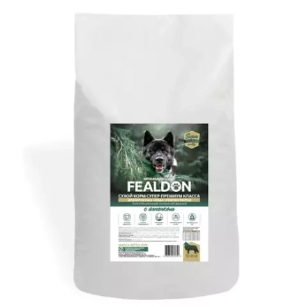 Сухой корм для взрослых собак средних пород, Fealdon Medium Adult Lamb, с ягненком