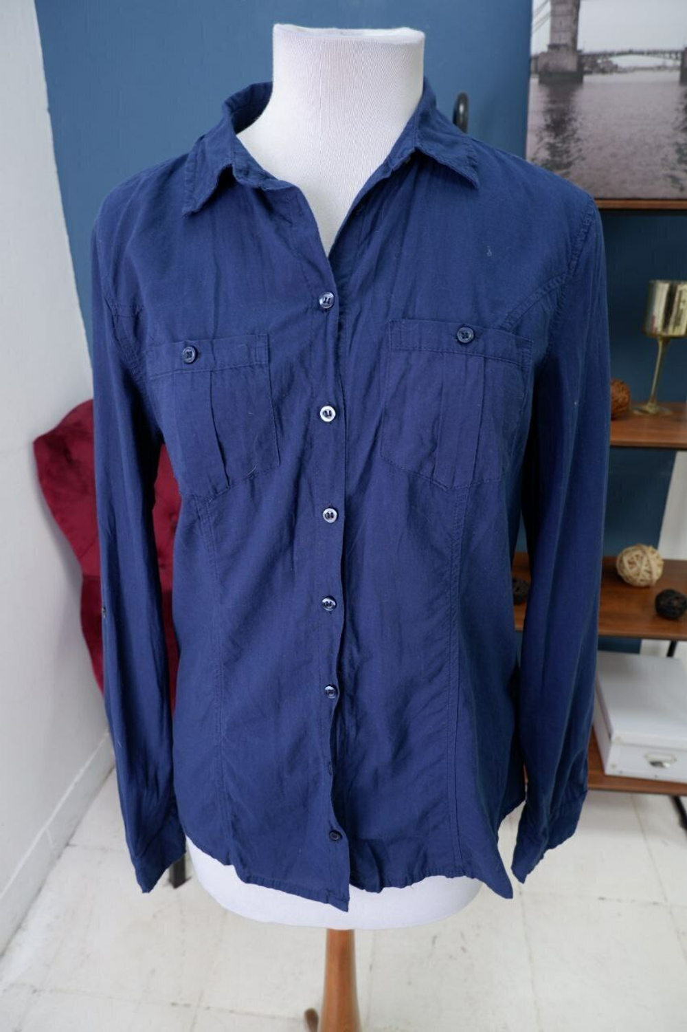 Рубашка однотонная 50 размер