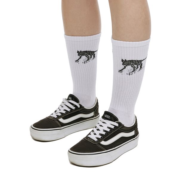 Носки Evil dogs белые - фото 2