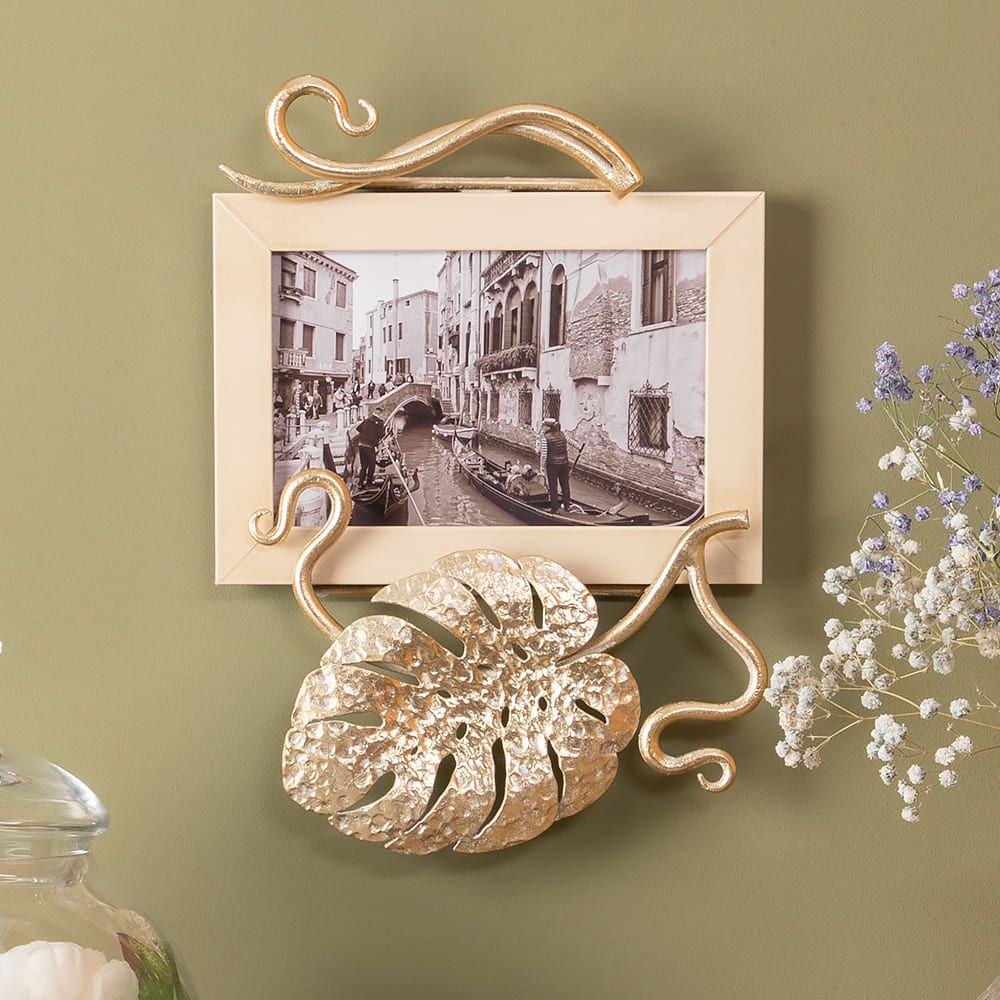 Фоторамка Monstera Deliciosa (Монстера) Айвори горизонтальная