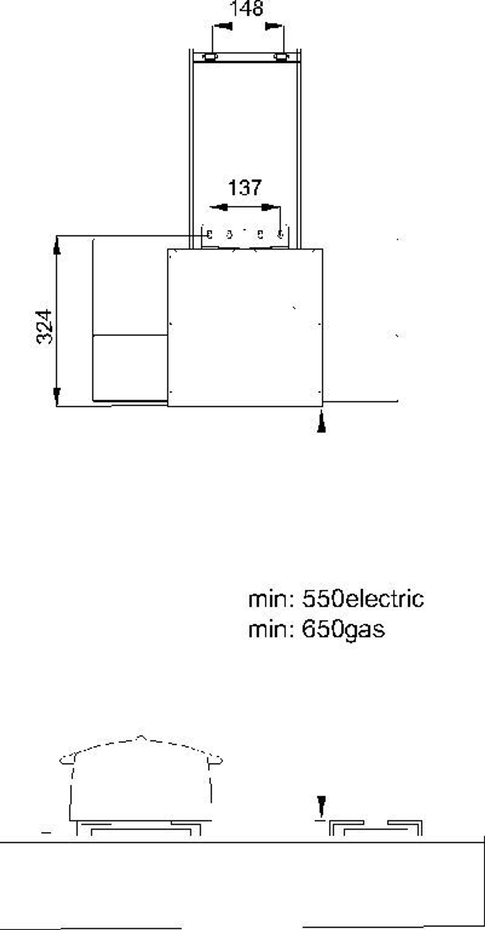 вытяжка D 536 W