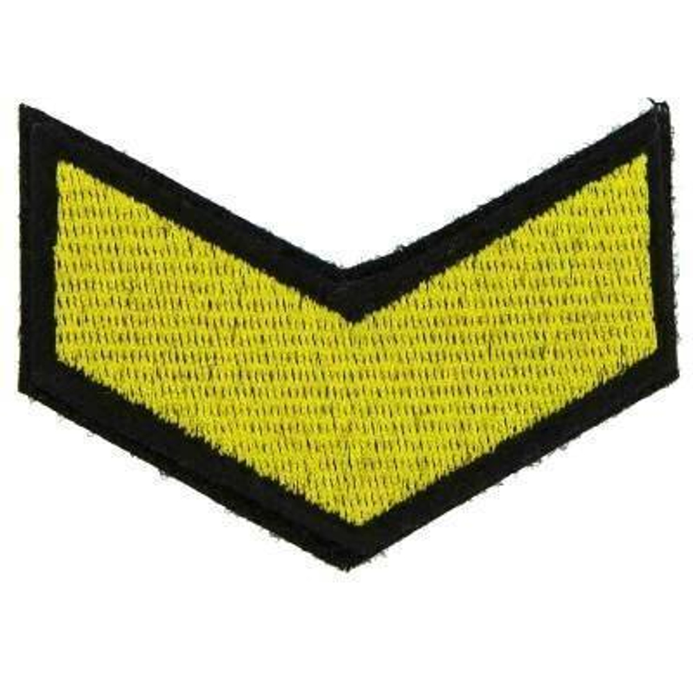 Нашивка за выслугу 5 лет желтая  (на липучке)