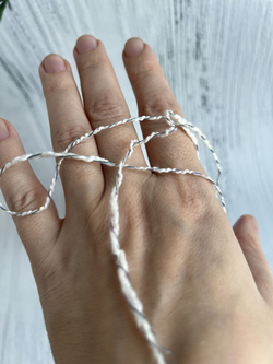 Хлопковая пряжа для вязания с люрексом Cofil Dante