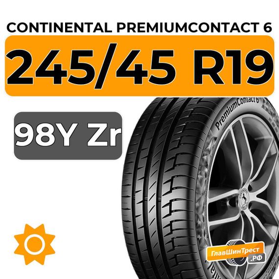 Continental PremiumContact 6 245/45 R19 98Y Zr