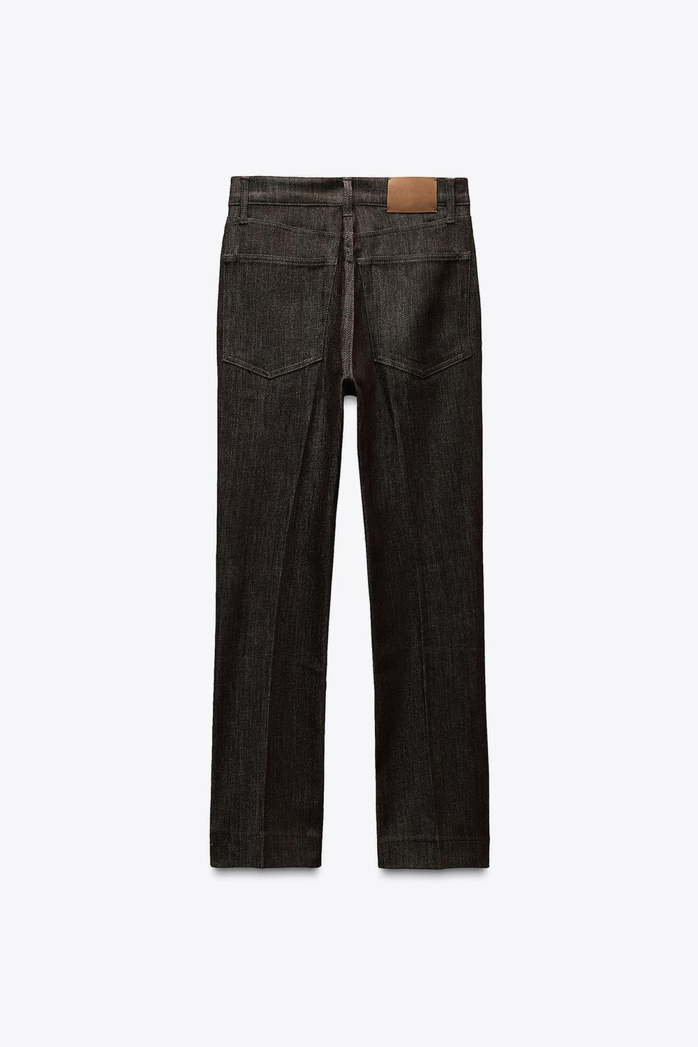 Джинсы bootcut cropped с высокой посадкой — zw collection