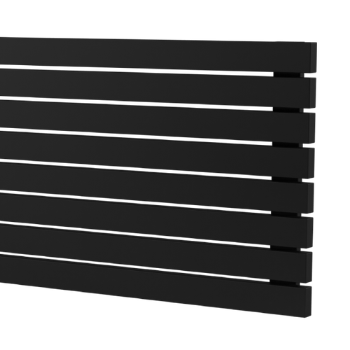 Радиатор WARMMET водяной напольный горизонтальный Flat 60 НN (W) ЧЕРНЫЙ RAL9005