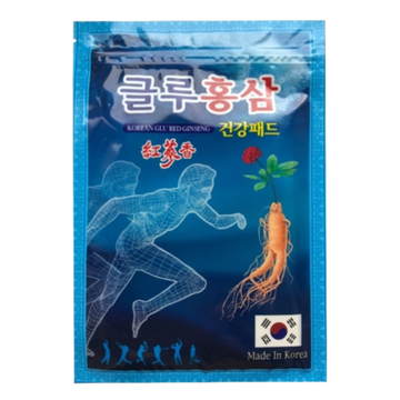 Himena Пластырь с красным женьшенем и глюкозамином - Korean Glu Red Ginseng