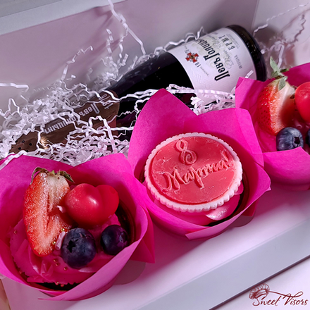 Капкейки 8 марта (набор)