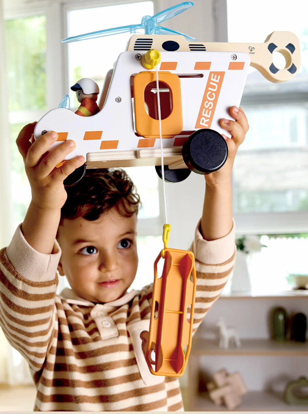 Детский игровой набор "Играем в профессии" Служба спасения на вертолете