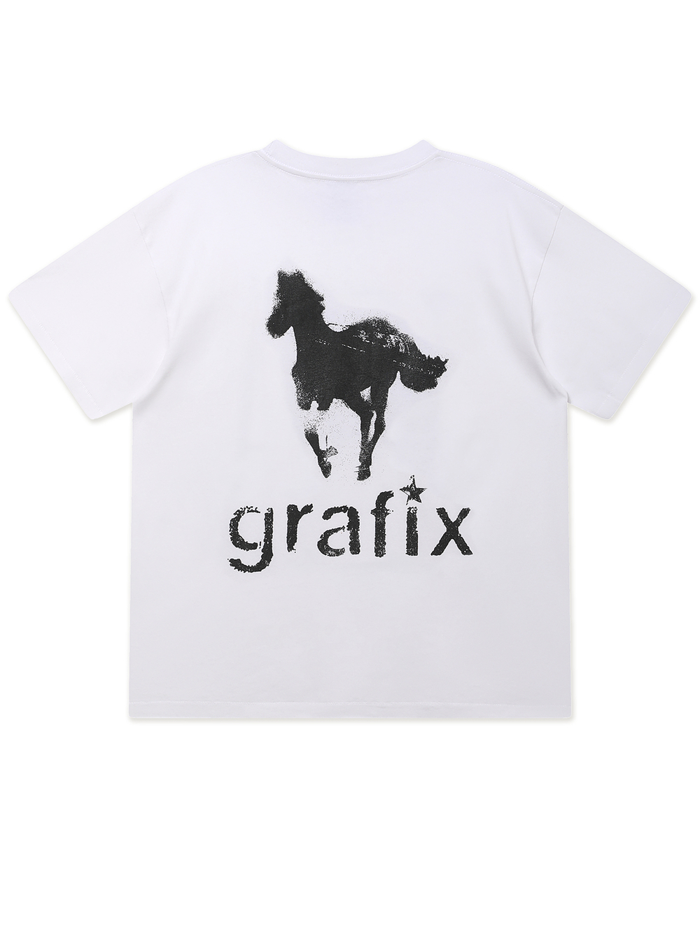 Мужская Футболка Gfx - Dash - White