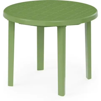 Стол 900х750мм круглый (зеленый)