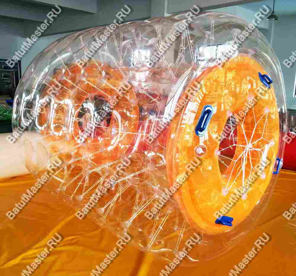 Аттракцион Водный роллер (Гидророллер) "Солнце" ПВХ, 2*1.8*1.8 м