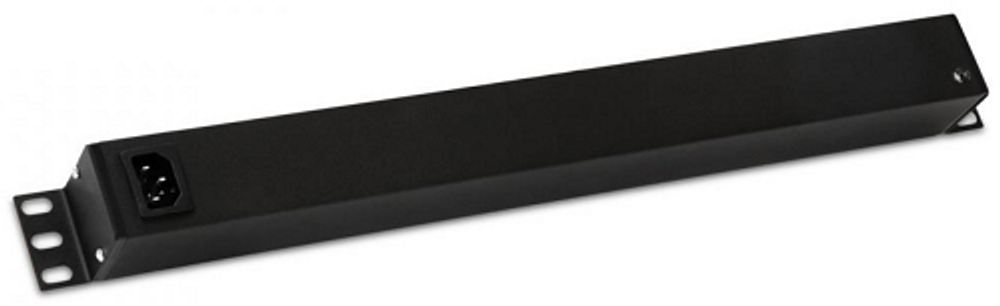 Блок розеток 19", 8 розеток Hyperline SHE19-8SH-S-IEC