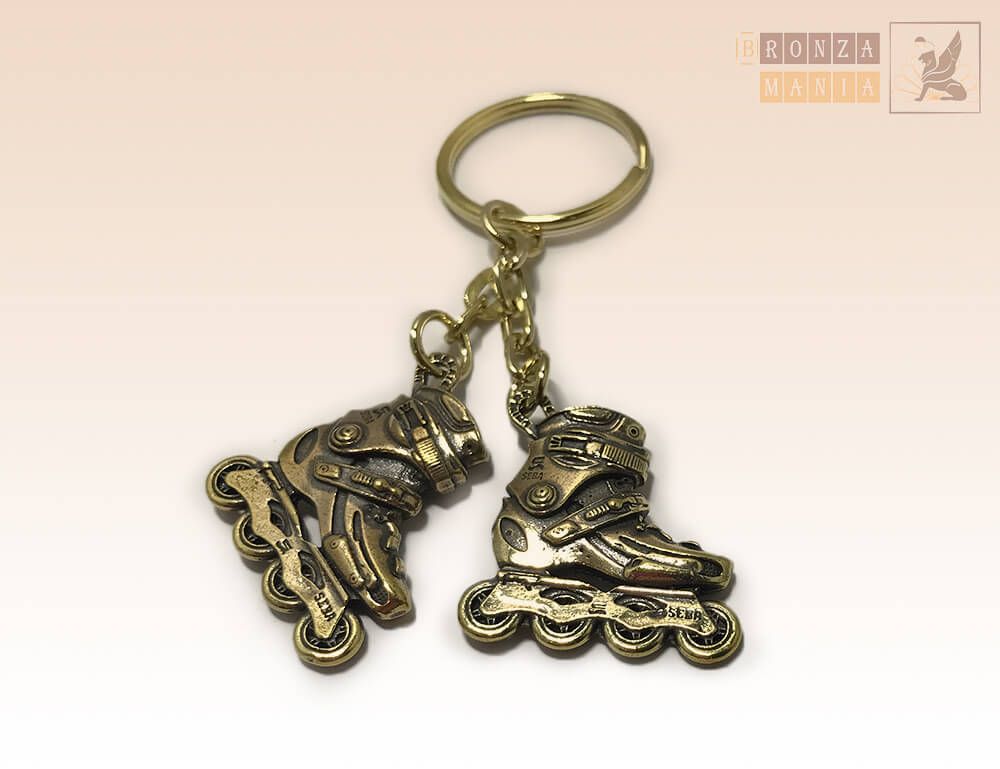 брелок Коньки роликовые - Ролики большие