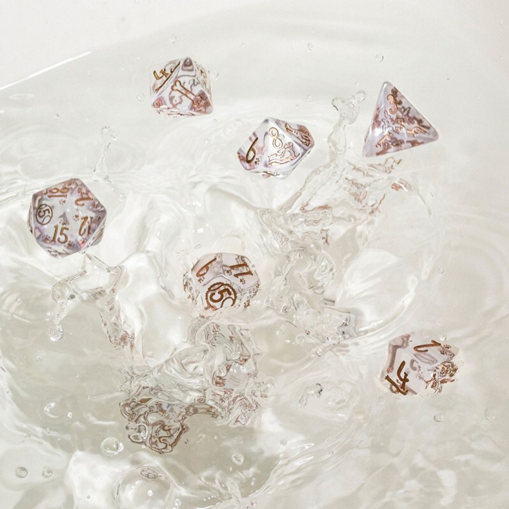 Набор кубиков Q WORKSHOP DOGS Dice Set: Bubbles