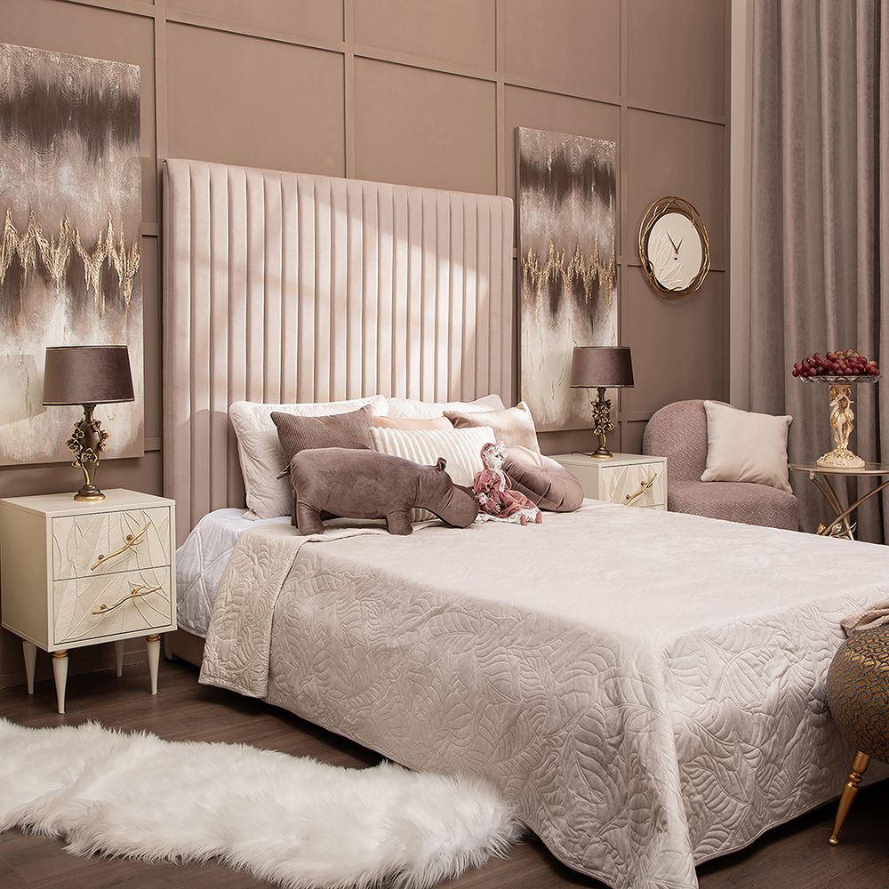 Тумба Арт Колор leaves Классик Голд Кремовый белый