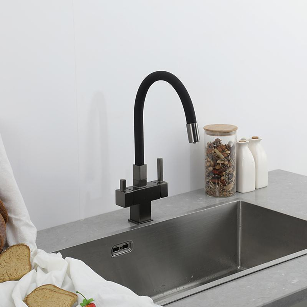 Смеситель для кухни с гибким изливом Gappo G4395-39