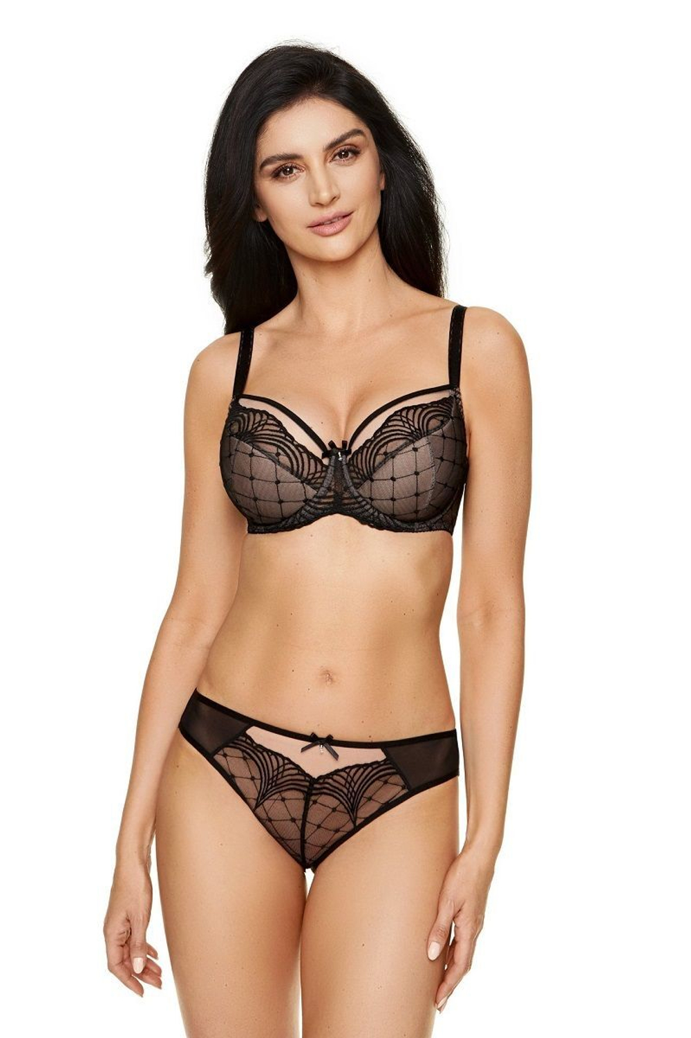 Трусики-слипы Pandora из сетки (Размер: 44) (Цвет: черный)