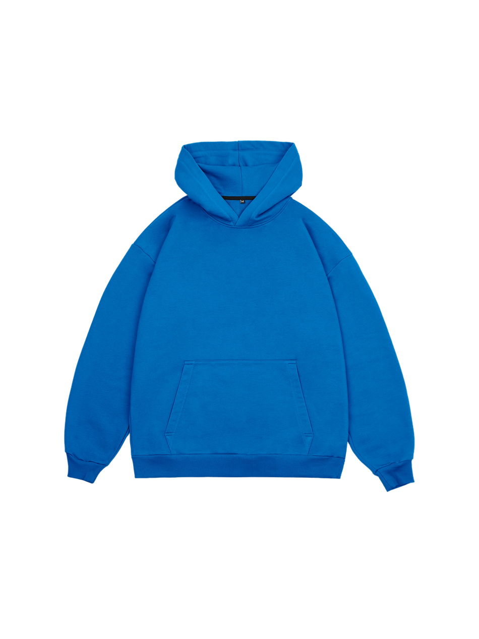 Худи оверсайз без начеса (синий)