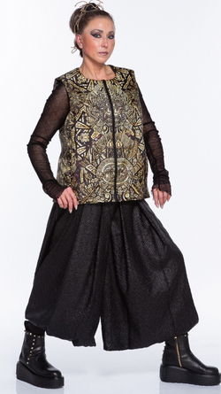 Двусторонний жилет "Три Империи", по мотивам мозаики «Русское оружие»