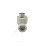Тройник PP-R комбинированный серый Дн 32х3/4" НР VALFEX 10128132Г