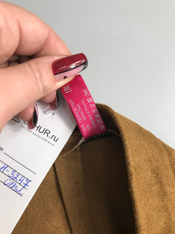 Юбка Angela Ricci замшевая, маркировка 38, визуально на 44 размер