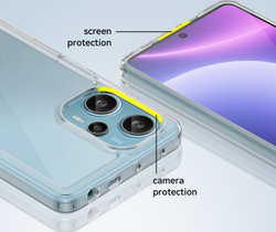 Чехол с мягкими усиленными рамками для Xiaomi Redmi Note 12 Turbo и Xiaomi Poco F5, увеличенные защитные свойства