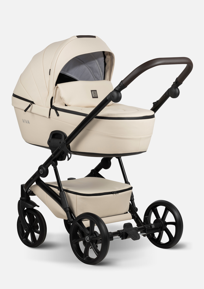 Tutis Коляска 2 в 1 VIVA 5+ Leather Vanilla