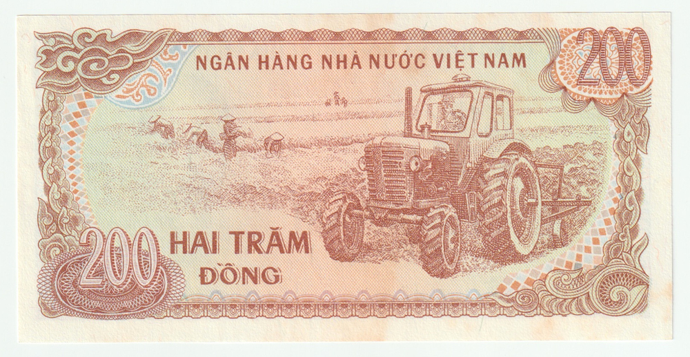 Vietnam, 200 Đồng, 1987 (UNC)