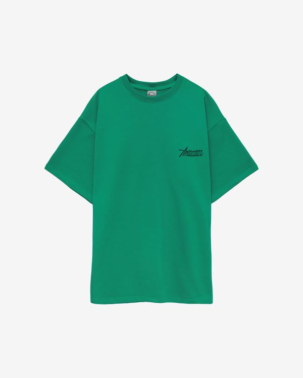 Футболка Textlogo 536 Изумрудная - фото 1