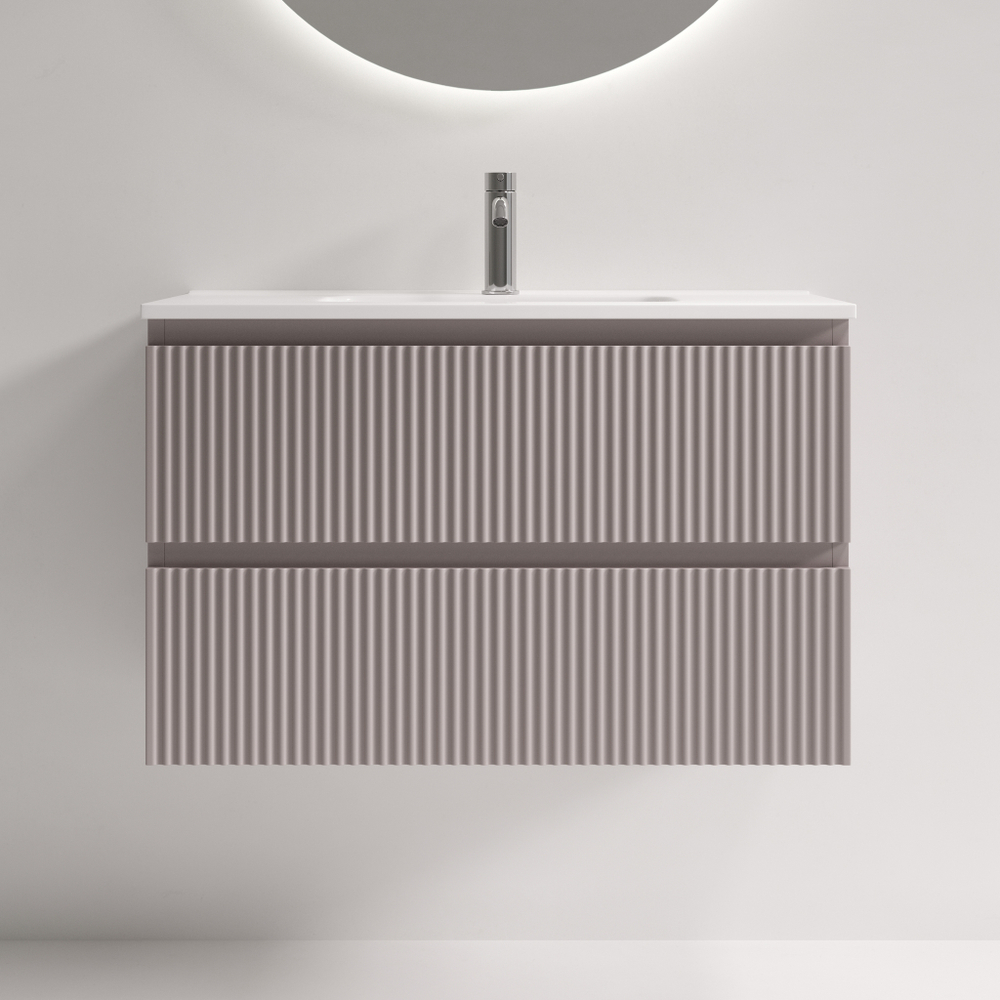 Тумба подвесная SANCOS Snob R 790х390х500, c двумя ящиками оснащенными доводчиками, Doha Soft, арт.SNR80/39SM