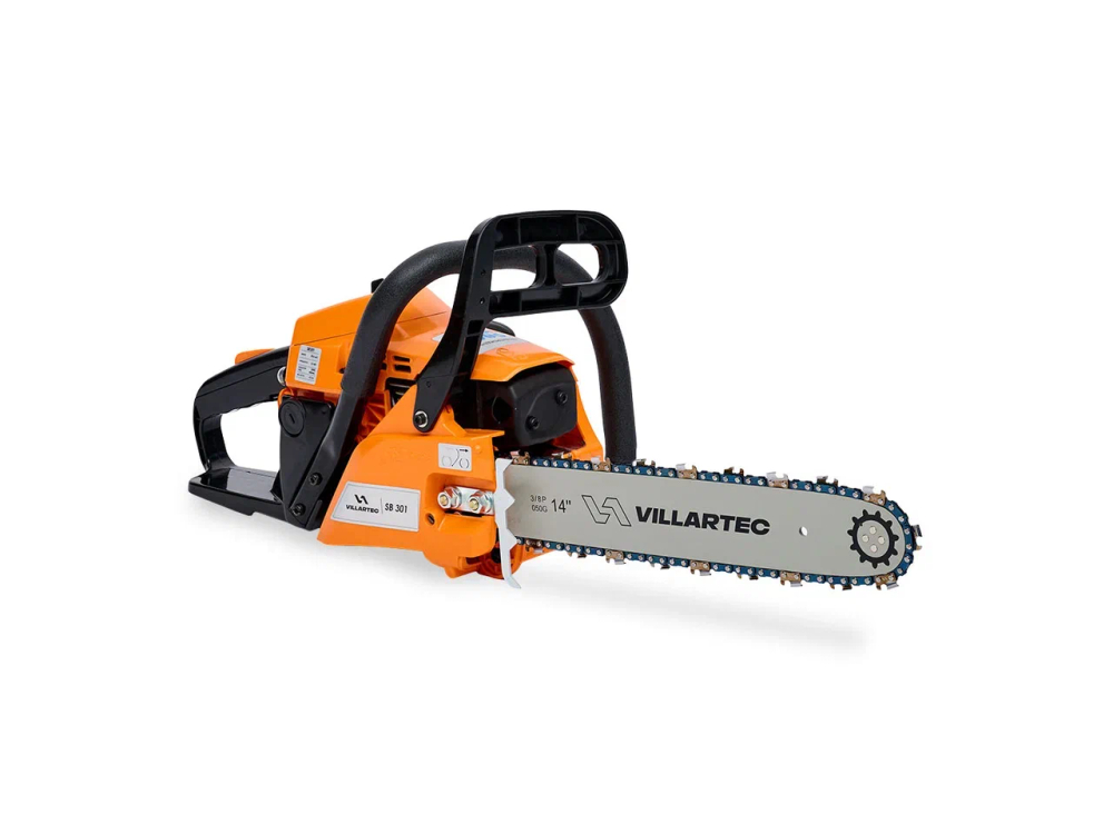 Бензопила Villartec SB301, шина 35 см (14"), цепь 3/8 1.3 52 зв.