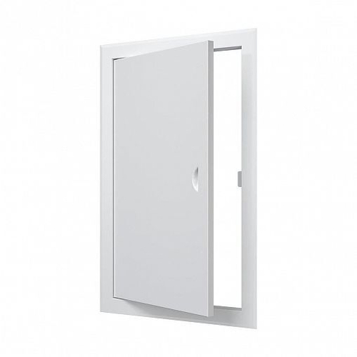 Люк-дверца 360х660 ревизионный с фланцем ручка, магнит. замок металл Эвекс ЛТ3060Мп