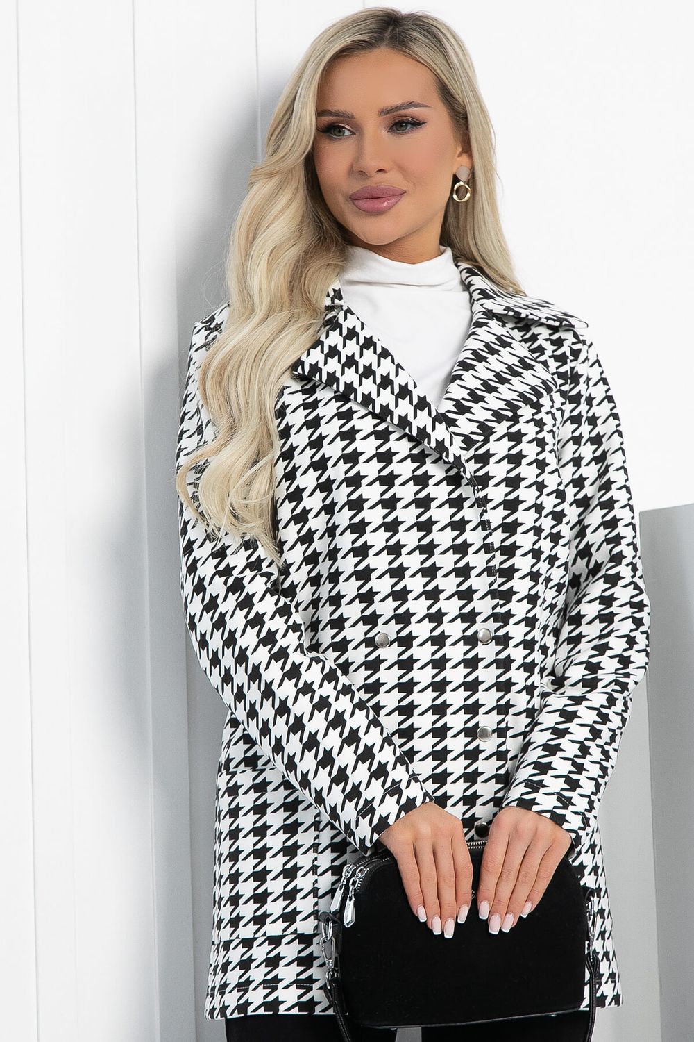 Жакет Белла (черно-белый) Б12855-44М LT Collection