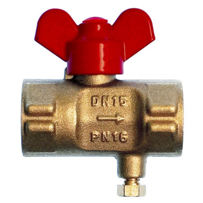 Кран шаровой 11б27п(м)1 для манометра с краном Маевского 15 (G½" - М20х1,5)